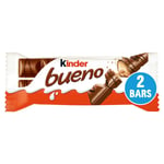 Kinder Bueno Bar - Milk/Chocolate/Wafer/Hazelnut 43g