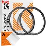 K & F  Concept  77Mm - 82Mm  Metal  Step  up  Ring ,  77Mm  to  82Mm  Aluminum