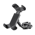 K&M 19755 Smartphone Holder Black Plastic 360° Rotation Flexible Jaws for 5.5-8.5 cm with Quick Release