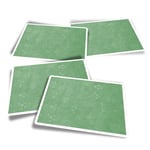 4x Rectangle Stickers - Green Science Atom Print Chemistry Physics #45231