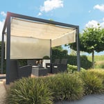 Skuggtak I Vit Pergola I Aluminium 3190x3190, Ja