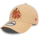 New Era 9Twenty Adjustable Cap Cream Beige Gold