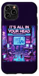 iPhone 11 Pro It's All In Your Head Cyberpunk Japanese Vaporwave Aesthetic Case