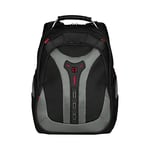 WENGER Pegasus laptop backpack with tablet pocket, notebook up to 17 inches, tablet up to 12 inches, organizer, 25 L, for men and women, office, business travel or uni, grey, 600639