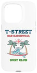 Coque pour iPhone 15 Pro Club de surf rétro T-Street San Clemente California