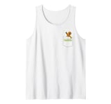 Shrek Iconic Gingerbread Man Small Left Faux Pocket Logo Tank Top