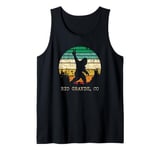 Rio Grande CO USA Sasquatch Peace Sign Bigfoot Design Tank Top