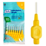 TePe Interdental Brush Original Yellow 0.7 mm/ISO 4 8pcs plaque removal effic...