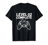 LEVEL 02 COMPLETE Gaming Milestone T-Shirt