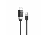 Alogic Fusion - Adapterkabel - Displayport (Hane) Till 24 Pin Usb-C (Hane) - Displayport 1.2 - 1 M - Stöd För 1080P, 4K Ultra Hd-Stöd