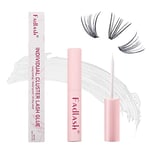 FADLASH Lash Bond and Seal Cluster Lash Glue DIY Strong Hold 48-72 Hours Waterproof Individual Lashes Glue Sensitive Eyes(5ml/0.17fl.oz)