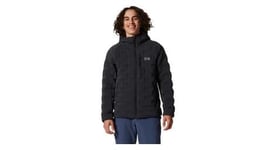 Doudoune mountain hardwear stretch down hooded gris homme