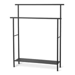 Ferm Living - Dora Towel Stand Black - Svart - Handdukshängare