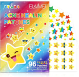 96x Acne Patches Emoji Rainbow Star Hydrocolloid Spot Cover Dot Blemish Zits