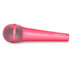 Lucky Voice Pink Metal Bodied Dynamic Microphone With 5 Metre XLR to Jack Cable