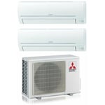 Electric dual split air conditioner series smart msz hr 9000+12000 avec mxz-2ha50vf gas r-32 wi-fi optional 9+12 - new - Mitsubishi