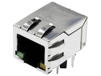 Bel Stewart Connectors Bel Fuse Magjack Gigabit Ethernet 8 Transformator Med Lysdioder Loss Down Si-61001-F Connector, Flush Mount Horizontal Gigabit Ethernet