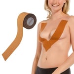 Magic Breast Tape Mocca bomull One Size Dam