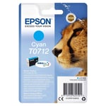 Epson Ink Cartridge Singlepack Cyan T0712 DURABrite Ultra  C13T07124012