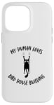 Coque pour iPhone 14 Pro Max My Human Loves Nichoir à oiseaux pour chat