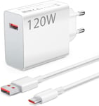 120w Chargeur Rapide Avec Câble Usb C 1m Pour Redmi Note 11 11s 13 Pro,Chargeur Turbo Pour Xiaomi 14 Ultra/14t Pro/13t Pro/12t/13 Pro/13 Lite/13/12/12x/Redmi Note 12 Pro/Poco X6 Pro X6 X4 Gt Pad 6 5