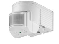 Goobay 95175, Passiv infraröd (PIR) sensor, Kabel, 12 m, Vägg, Utomhus, Vit