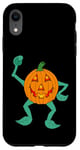 Coque pour iPhone XR Orange Happy Jack O'Lantern