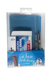 Talens Art Creation Urban Sketching Set (blau) mit Swasky, Box 12 Aquarell-Tabletten, Wasserbürsten, feine Spitze, Skizzenbuch, Schritt-für-Schritt-Handbuch