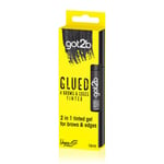 Got2b got2b Glued 4 Brows & Edges Pigmenterad Gel 2-i-1 Svart 16 ml