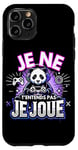 Coque pour iPhone 11 Pro Panda Drôle Jeux Video Geek Gaming Gamer Panda