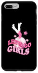 iPhone 7 Plus/8 Plus Pink Disco Ball Cowgirl, Bachelorette Cowboy Party Case