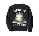 Carnival Costume SEAL IT WITH A KISS Frog King Sweatshirt