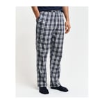 Pyjamasbyxor Flanell, S, EVENING BLUE