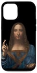 Coque pour iPhone 12/12 Pro Salvator Mundi de Léonard de Vinci (1500)