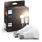 Philips Hue White E27 A60 1100lm 2-pac