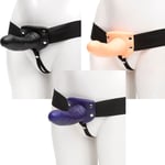 Lovehoney Gode ceinture creux 15,2 cm Perfect Partner Hollow Strap-On - Couleur : Violet