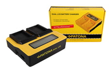 Patona Dual LCD USB Lader for Garmin P11P15-04-N02 Montana 600 650 600 Moto 650 t 150607664