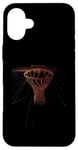 Coque pour iPhone 16 Plus Cerceau de basket-ball géométrique