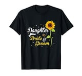 Daughter of the Bride & Groom Sunflower Tee Wedding Party T-Shirt