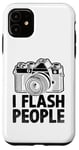 Coque pour iPhone 11 I Flash Personnes Photographie Photographe