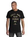 Mister Tee Men's 2pac Judge Tee T Shirt, Black, XS UK