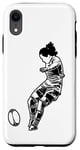 Coque pour iPhone XR Joueuse de rugby