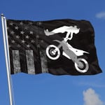 ewretery Outdoor Flags Motocross Dirt Bike 3X5 Ft Flag for Outdoor Indoor Home Decor Sports Fan Football Basketball Baseball Hockey