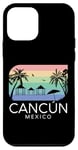 Coque pour iPhone 12 mini Cancun Mexico - Vacances d'été rétro mexicaines