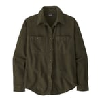 Patagonia Fjord Flannel Shirt W'swhole weave: pine needle green S