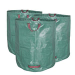 VOUNOT Sacs de Jardin XXL Lot de 3 Sac Jardin 272L Sacs de déchets Jardin résistants Sac à déchets de Jardin Sac déchet en PP Robuste Lot de 3 Sacs à déchets de Jardin Sacs Poubelle de Jardin