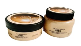 The Body Shop Shea Body Butter 200m Sugar Scrub Discontinued Rare Christmas Gift