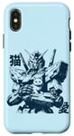 Coque pour iPhone X/XS Les Chats d'anime Vintage Aiment l Mecha avec l Manga d Chat