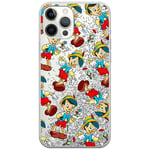 ERT GROUP Coque de téléphone Portable pour Apple Iphone 12/12 Pro Original et sous Licence Officielle Disney Motif Pinocchio 002, avec Effet de débordement de Paillettes