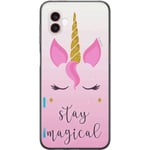 Samsung Galaxy Xcover6 Pro Genomskinligt Skal Unicorn Face